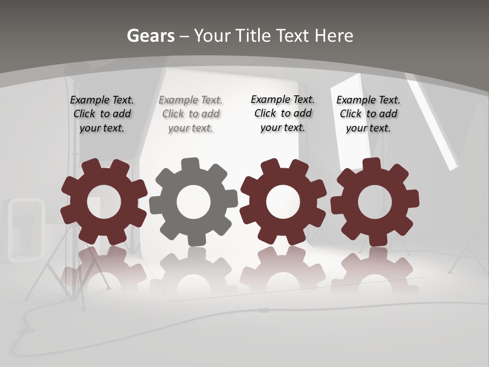 Light Photographer Background PowerPoint Template