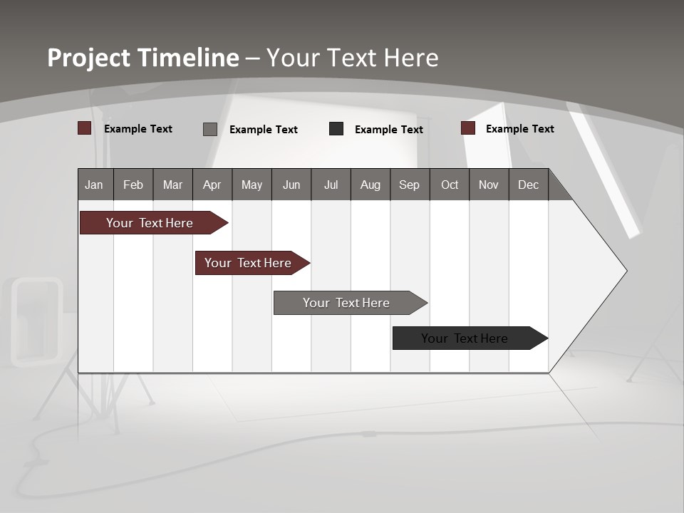 Light Photographer Background PowerPoint Template