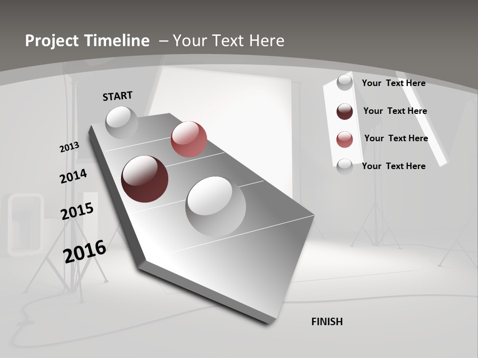 Light Photographer Background PowerPoint Template