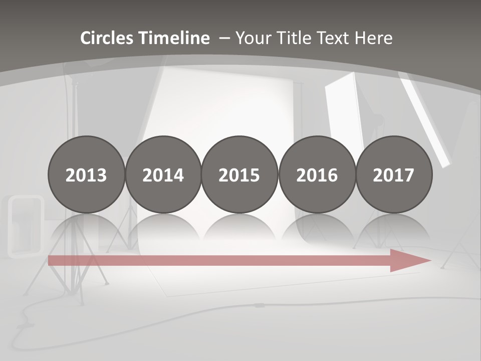 Light Photographer Background PowerPoint Template