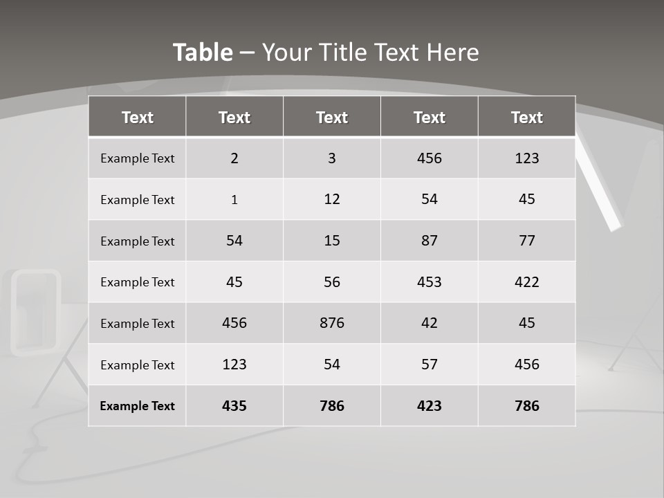 Light Photographer Background PowerPoint Template