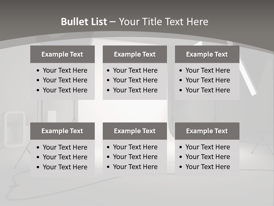 Light Photographer Background PowerPoint Template