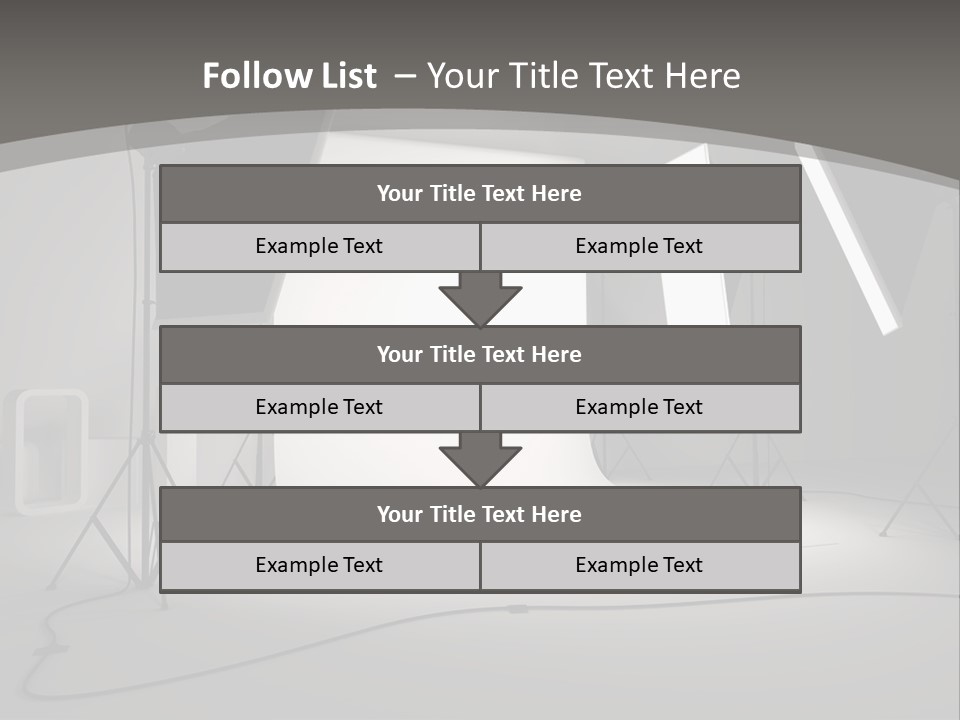 Light Photographer Background PowerPoint Template