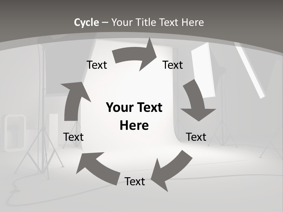 Light Photographer Background PowerPoint Template