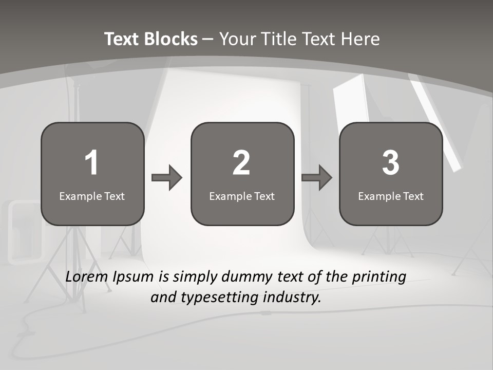 Light Photographer Background PowerPoint Template