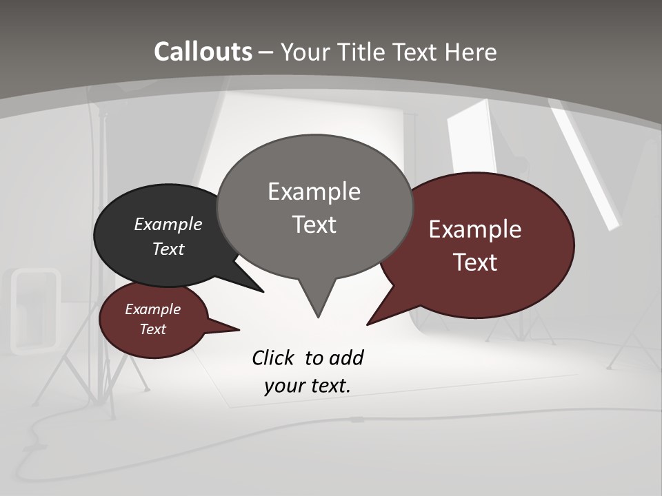 Light Photographer Background PowerPoint Template