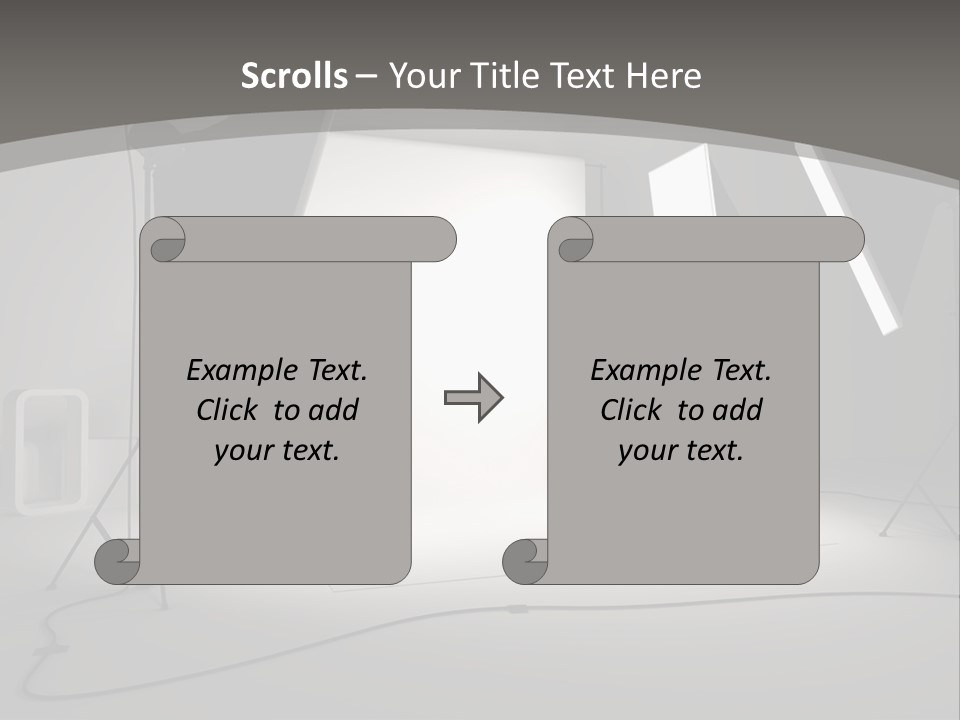 Light Photographer Background PowerPoint Template
