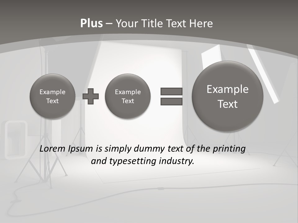 Light Photographer Background PowerPoint Template