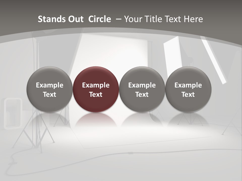 Light Photographer Background PowerPoint Template