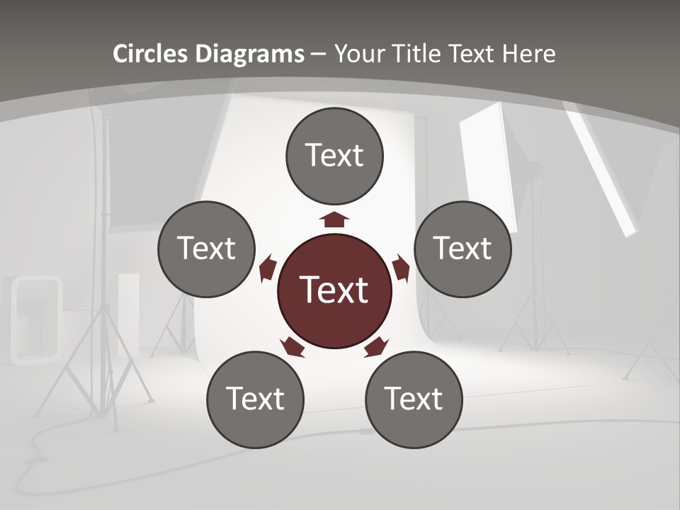 Light Photographer Background PowerPoint Template