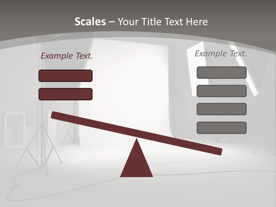 Light Photographer Background PowerPoint Template
