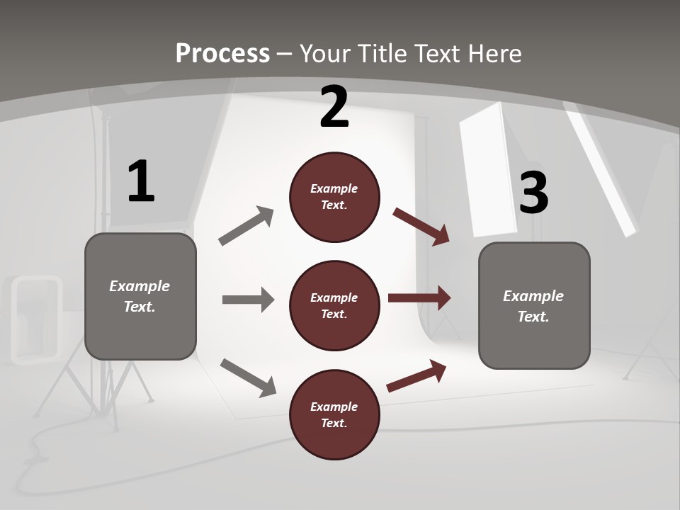 Light Photographer Background PowerPoint Template