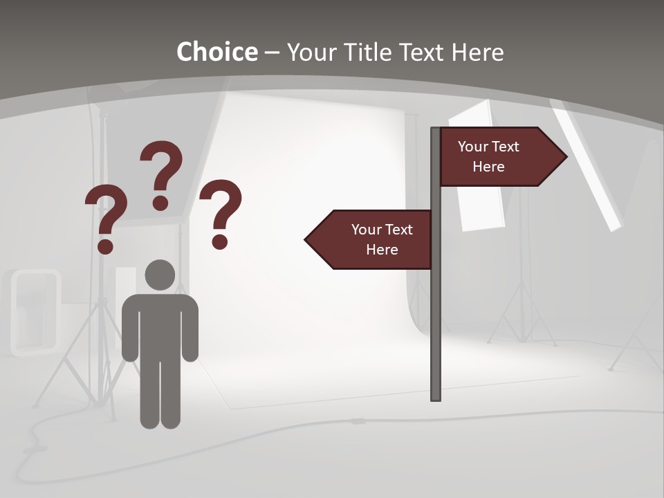 Light Photographer Background PowerPoint Template