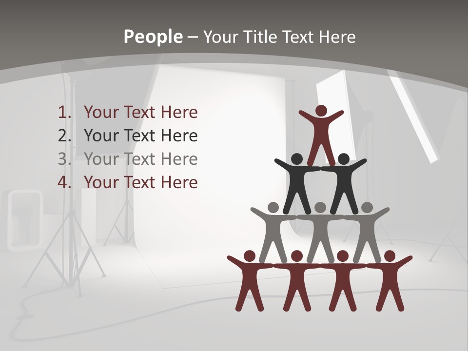 Light Photographer Background PowerPoint Template