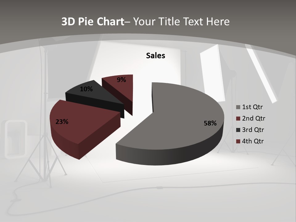 Light Photographer Background PowerPoint Template
