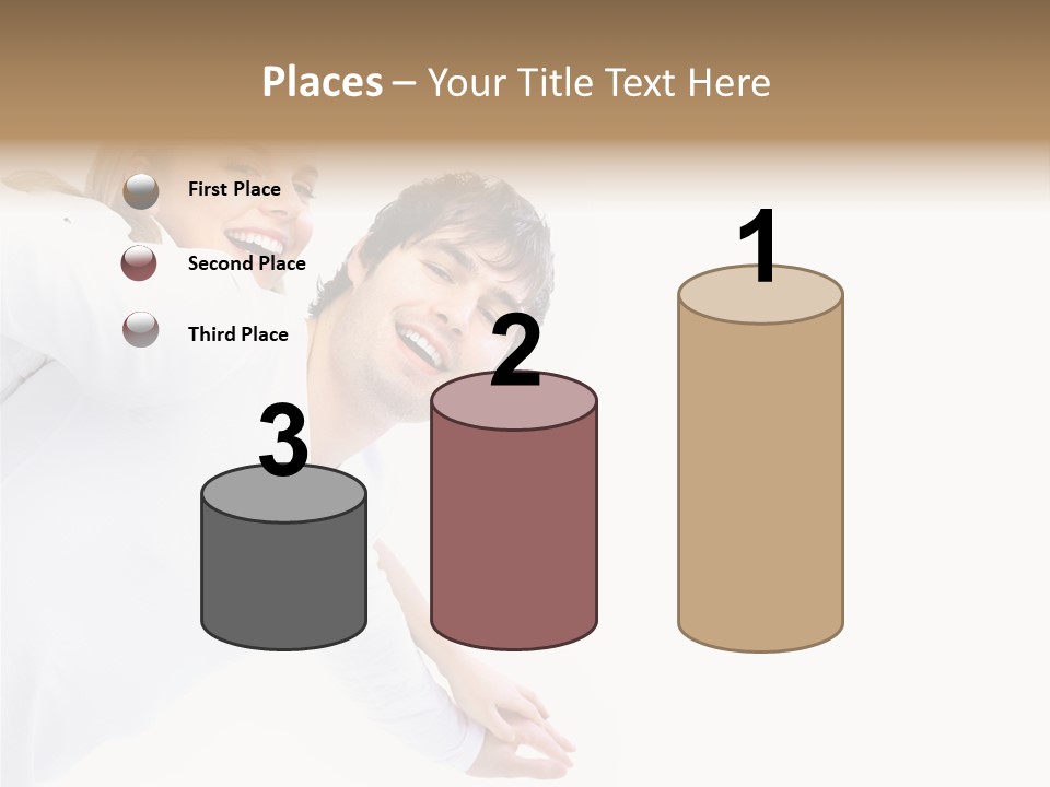 Isolated Dating Party PowerPoint Template