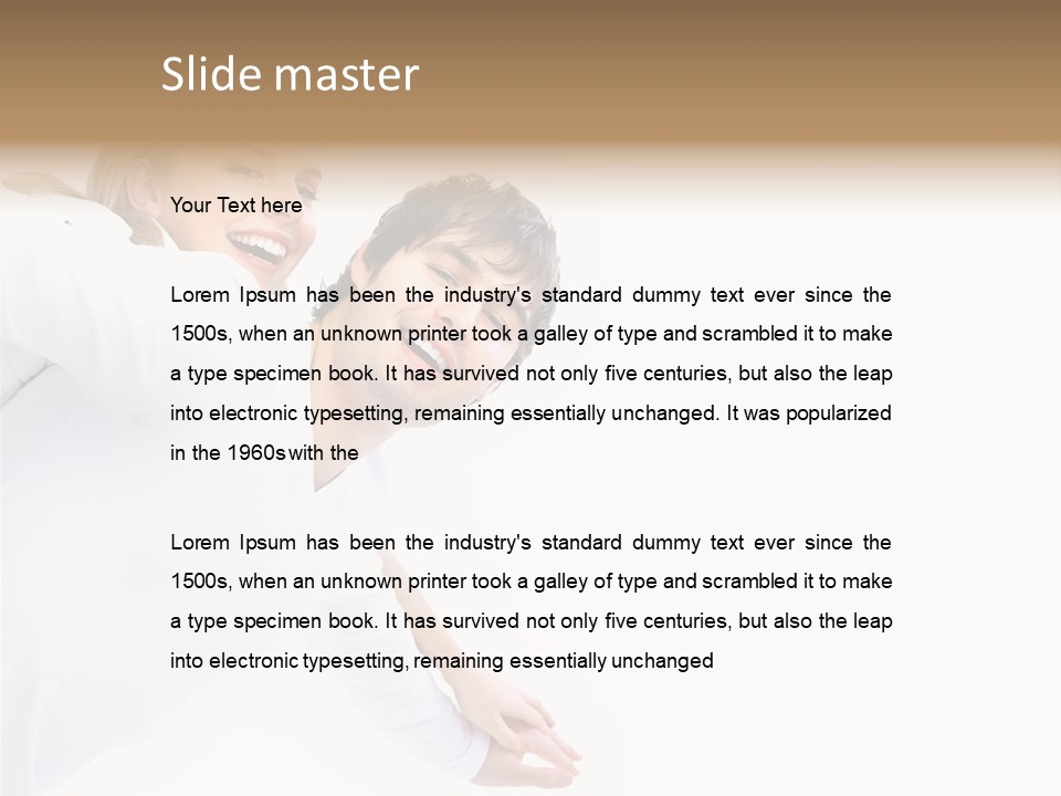 Isolated Dating Party PowerPoint Template