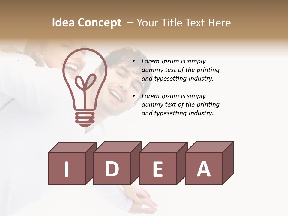 Isolated Dating Party PowerPoint Template