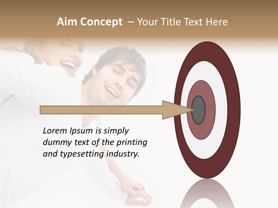 Isolated Dating Party PowerPoint Template