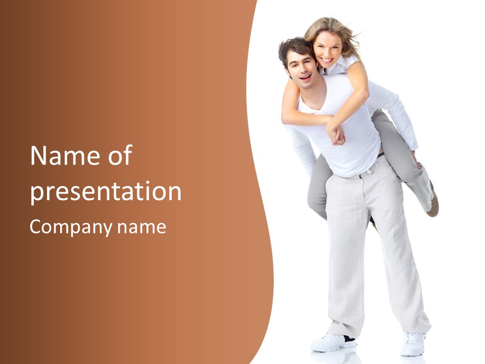 Honeymoon Valentine Holiday PowerPoint Template