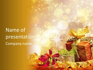 Winter Glow Year PowerPoint Template