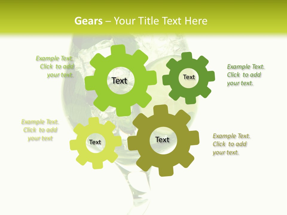 Liqueur Liquor Glacue PowerPoint Template