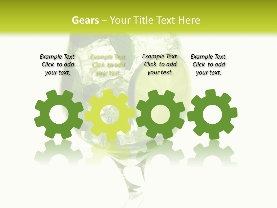 Liqueur Liquor Glacue PowerPoint Template