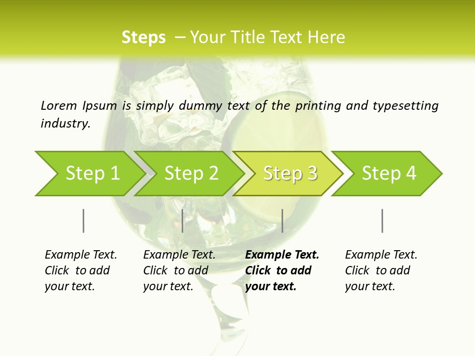 Liqueur Liquor Glacue PowerPoint Template