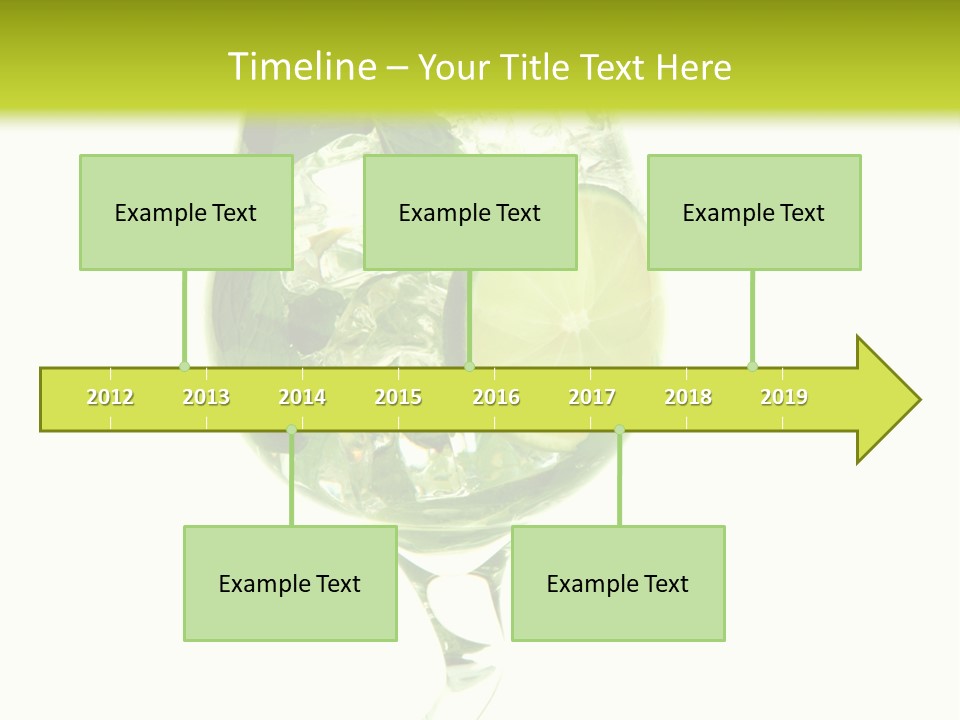 Liqueur Liquor Glacue PowerPoint Template