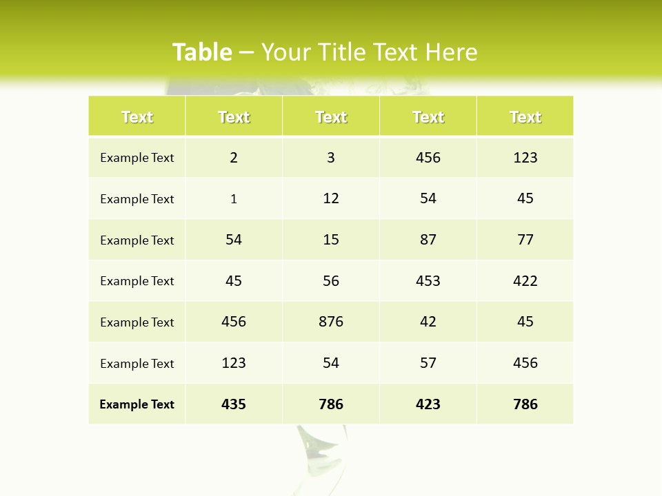 Liqueur Liquor Glacue PowerPoint Template