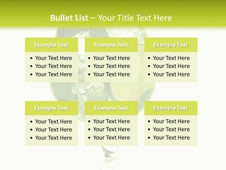 Liqueur Liquor Glacue PowerPoint Template