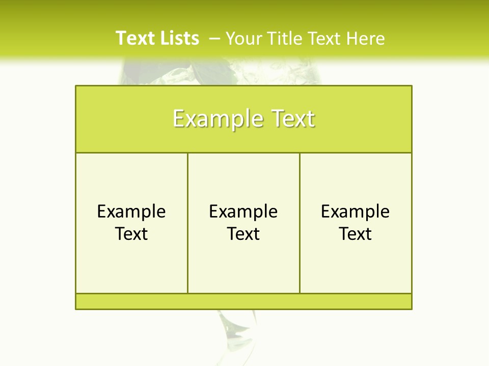 Liqueur Liquor Glacue PowerPoint Template