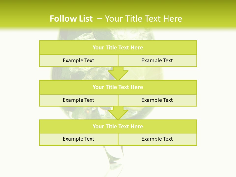 Liqueur Liquor Glacue PowerPoint Template