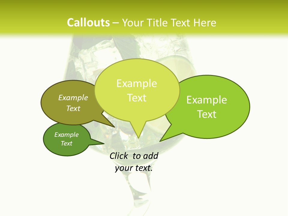 Liqueur Liquor Glacue PowerPoint Template