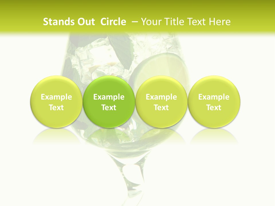 Liqueur Liquor Glacue PowerPoint Template