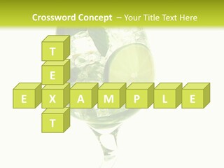 Liqueur Liquor Glacue PowerPoint Template