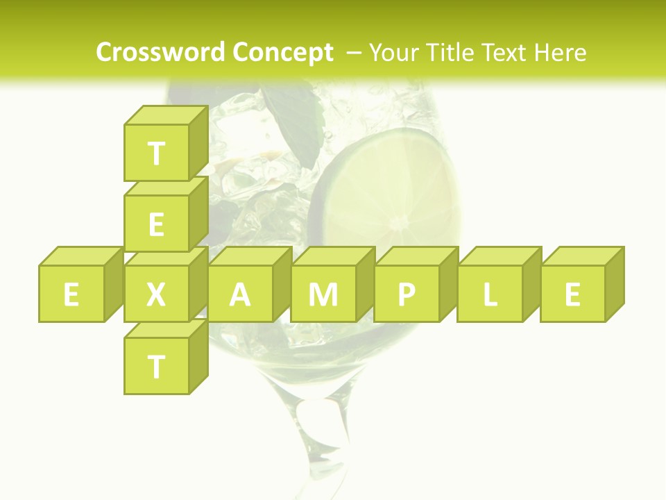 Liqueur Liquor Glacue PowerPoint Template