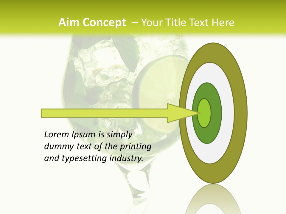 Liqueur Liquor Glacue PowerPoint Template