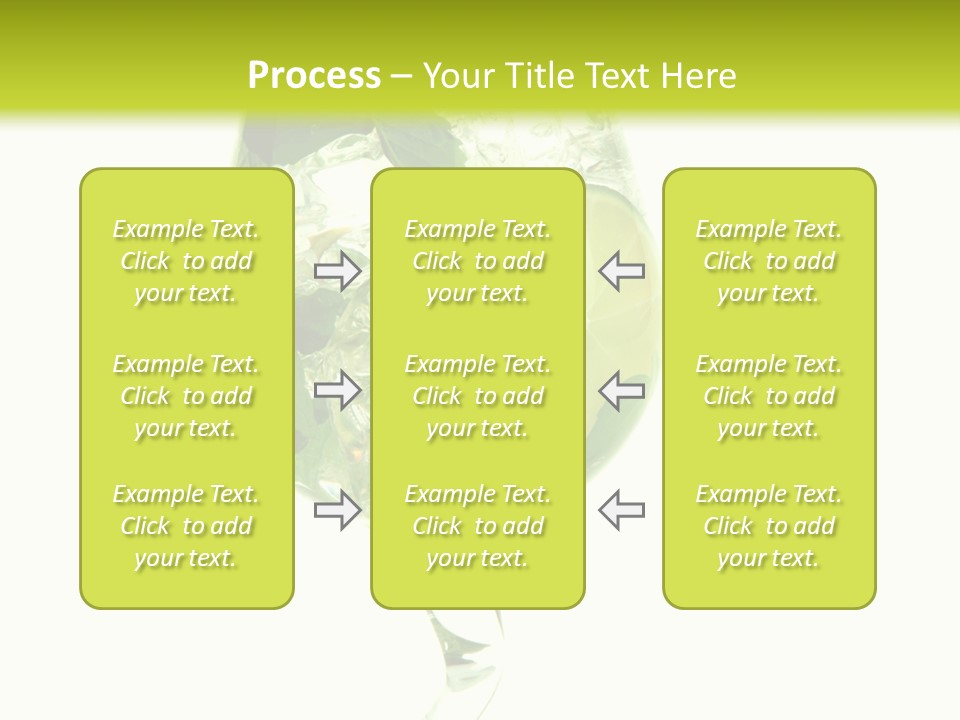 Liqueur Liquor Glacue PowerPoint Template
