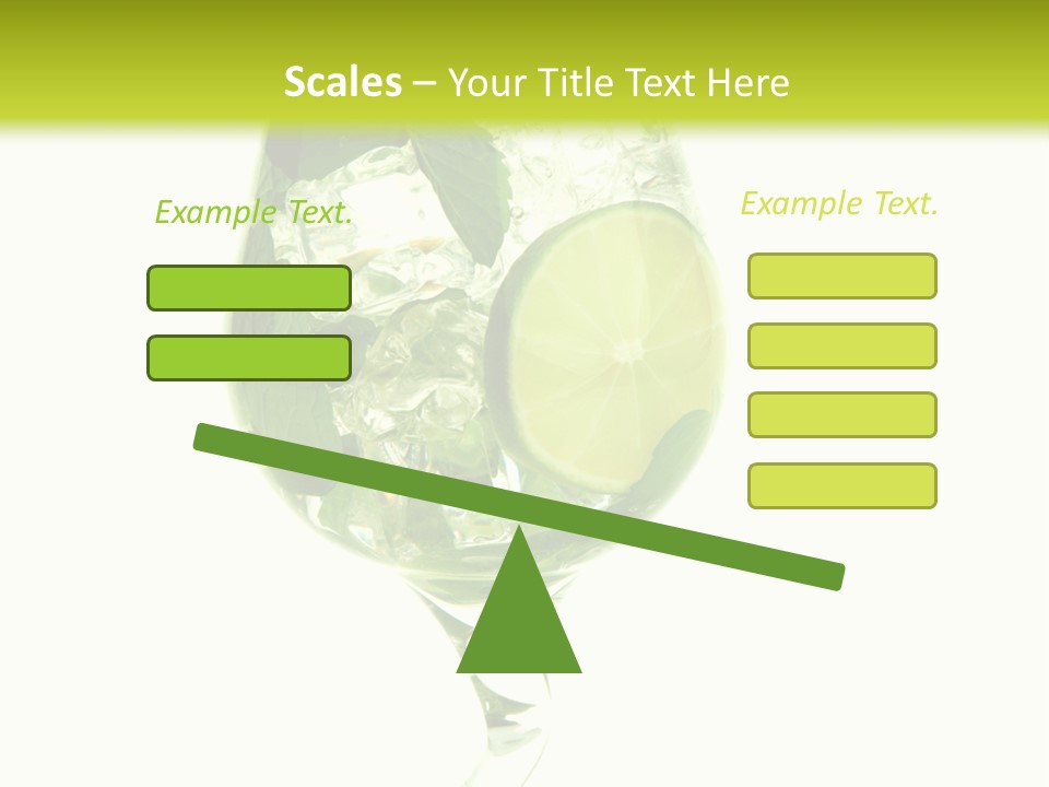 Liqueur Liquor Glacue PowerPoint Template