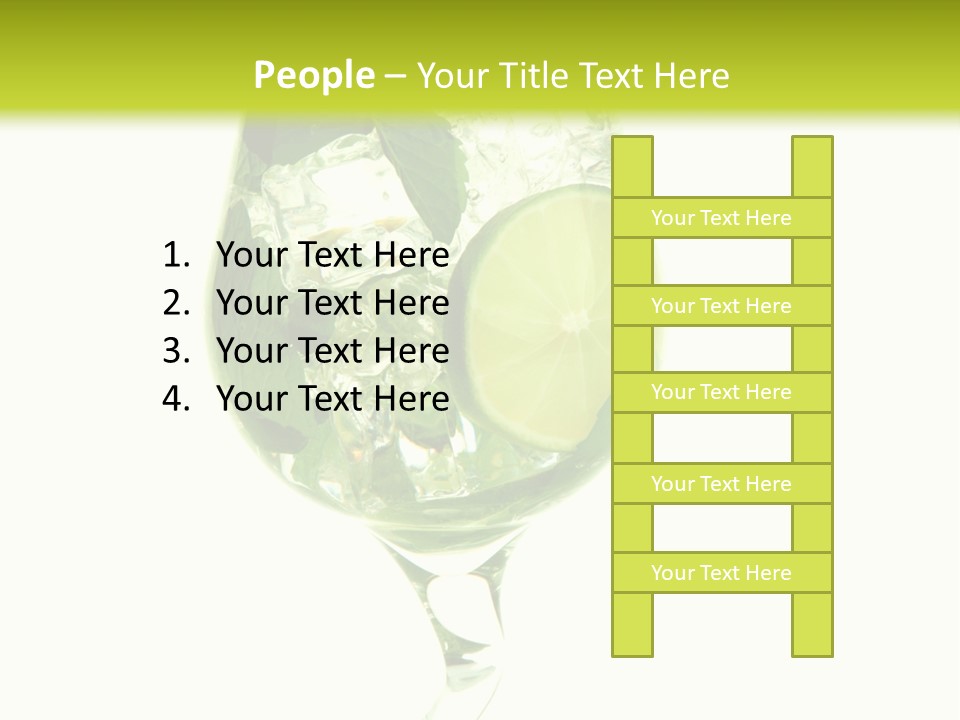 Liqueur Liquor Glacue PowerPoint Template