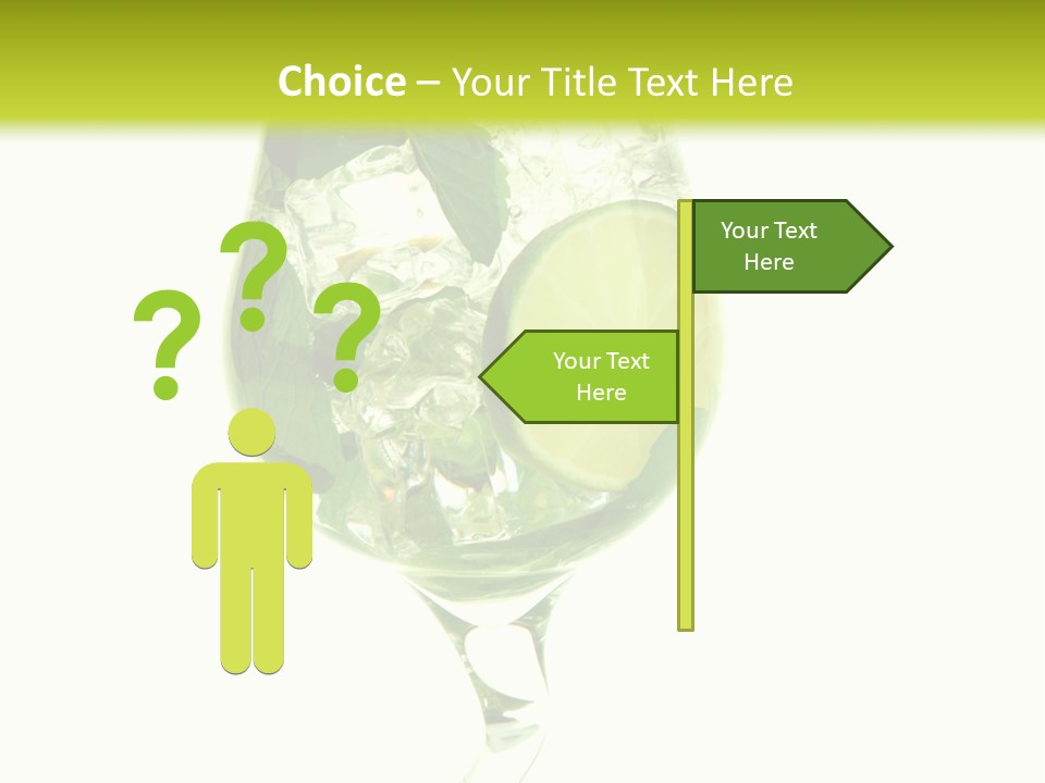 Liqueur Liquor Glacue PowerPoint Template