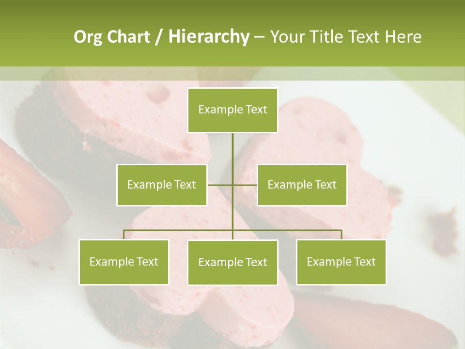 Piece Dessert Plate PowerPoint Template