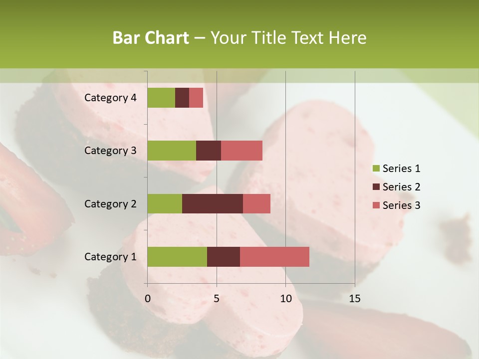 Piece Dessert Plate PowerPoint Template