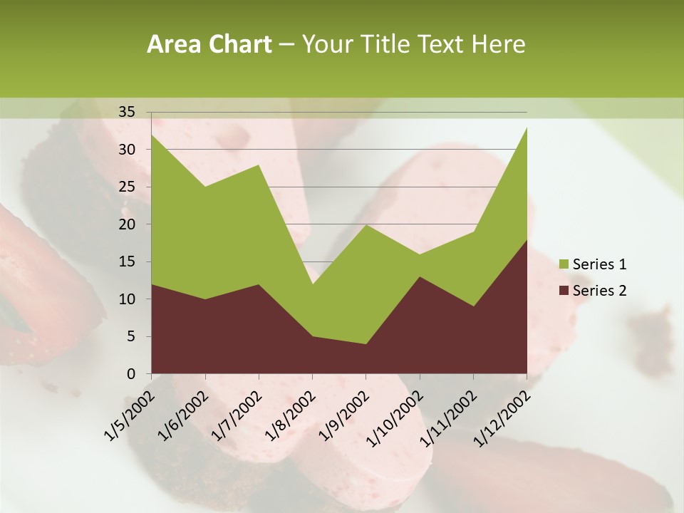 Piece Dessert Plate PowerPoint Template