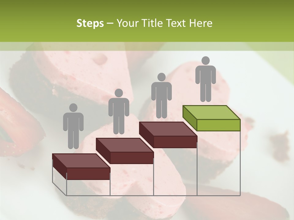 Piece Dessert Plate PowerPoint Template