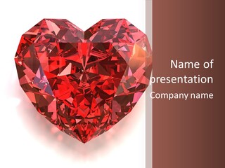 Glamour Luxury Refraction PowerPoint Template