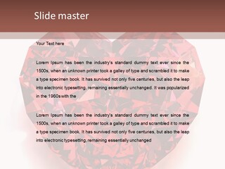 Glamour Luxury Refraction PowerPoint Template