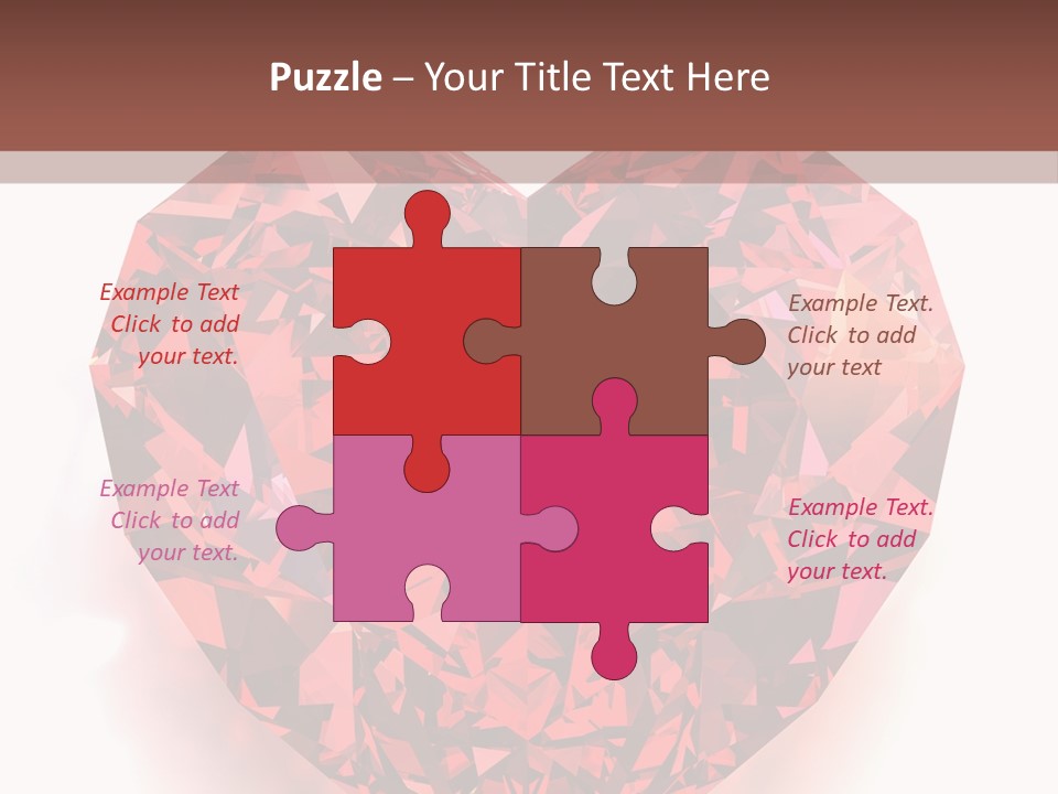 Glamour Luxury Refraction PowerPoint Template
