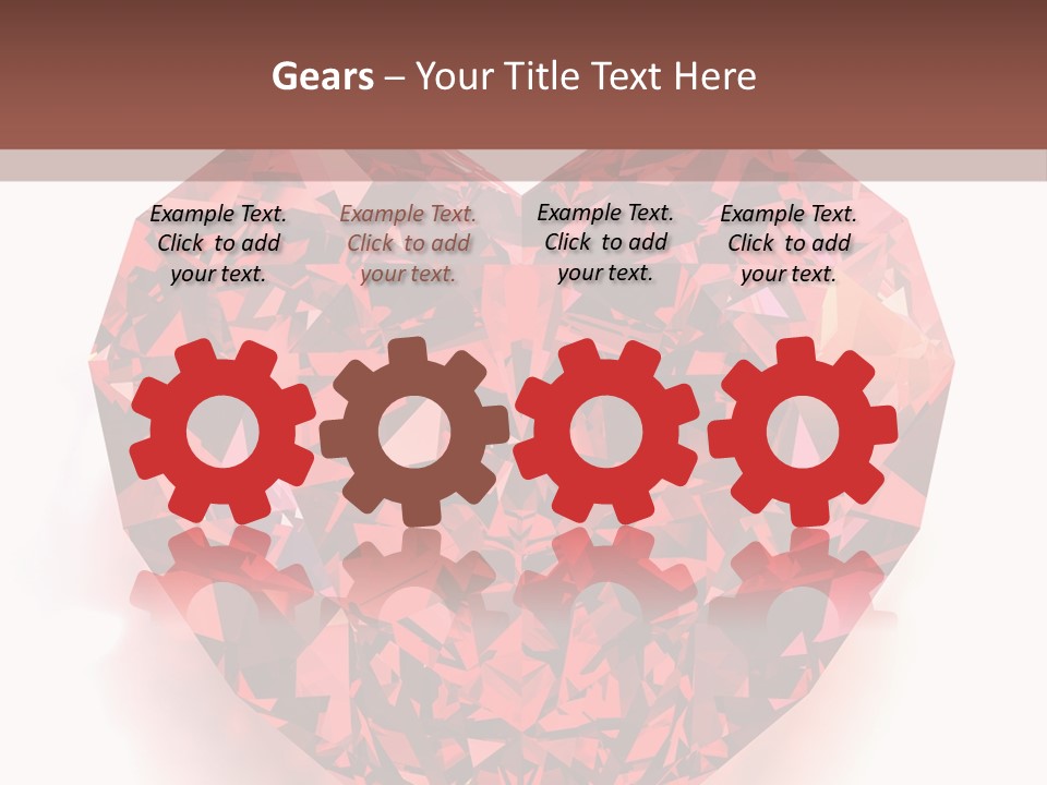 Glamour Luxury Refraction PowerPoint Template